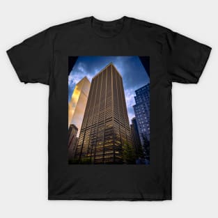 Financial District Skyscraper Skyline Manhattan NYC T-Shirt